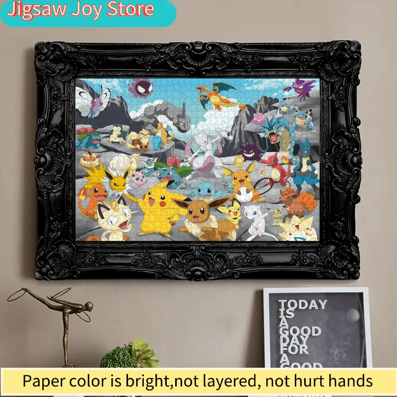 Disney  Colorful Shiny Puzzle Suitable for Adults & Families - Intermediate Challenge with Portable Rectangular Box, Disney  f