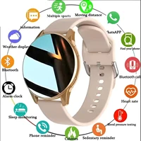 Reloj inteligente con llamada Bluetooth para mujer, control del ritmo cardíaco y de la presión arterial, relojes inteligentes impermeables para hombres, reloj inteligente Android IOS