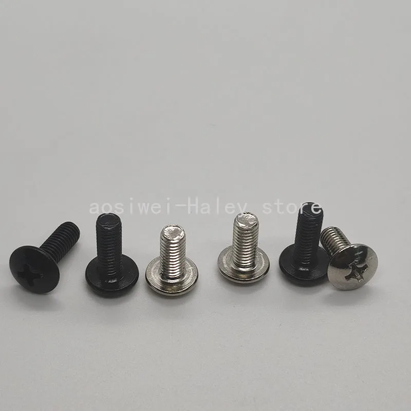 M3 * 3 4 5 6 8 10 رقيقة غاطسة 5.0 مللي متر رئيس ضياء 0.7 مللي متر سمك شقة عبر متري الأجهزة الترباس الكمبيوتر المحمول SSD المسمار #4