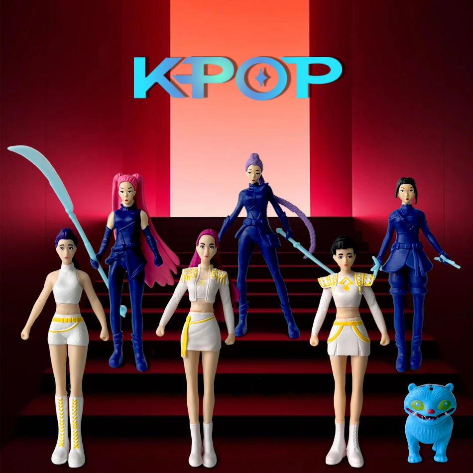 شخصية أنيمي Kpop شيطان الصيادين، موديل دي جوجيتي، بيريفيريكوس دي جوجوس أنيمادوس، ديكوريا دي إسكريتوريو، كول