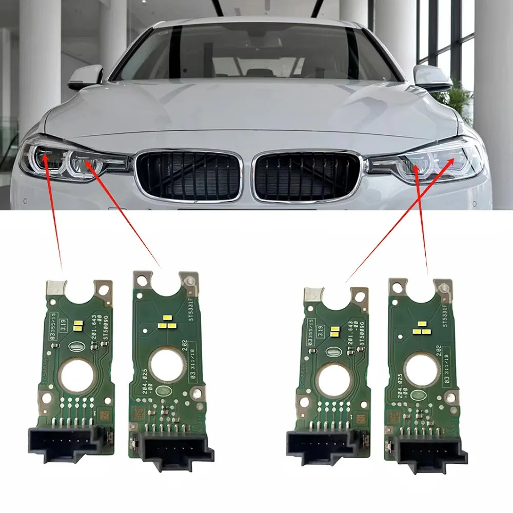 Original Left /Right LED Headlight High Low Beam Light Source Boards Repair Replace For BMW 2016-2018 F30 F35 LCI 320i 330i 340i