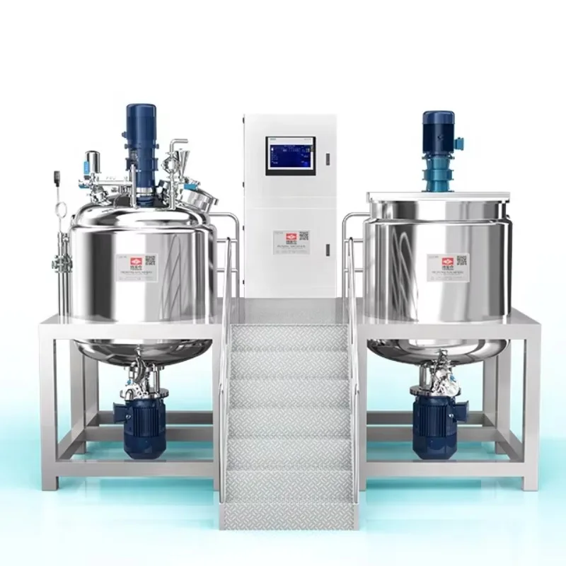 Homogénéisateur émulsifiant mélangeur scellé sous vide mélangeur sous vide émulsifiant pour homogénéisateur cosmétique