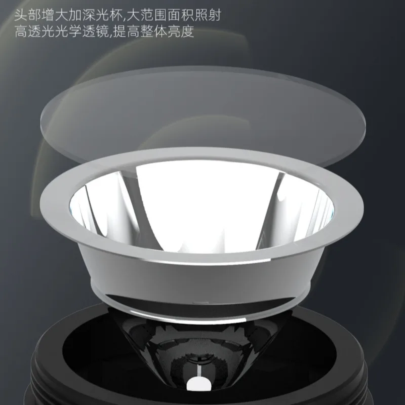 Outdoor Searchlight Long Shot Large Light Cup Solar Portable Outdoor Lighting Camping Pai Li Cave Search and Rescue Special