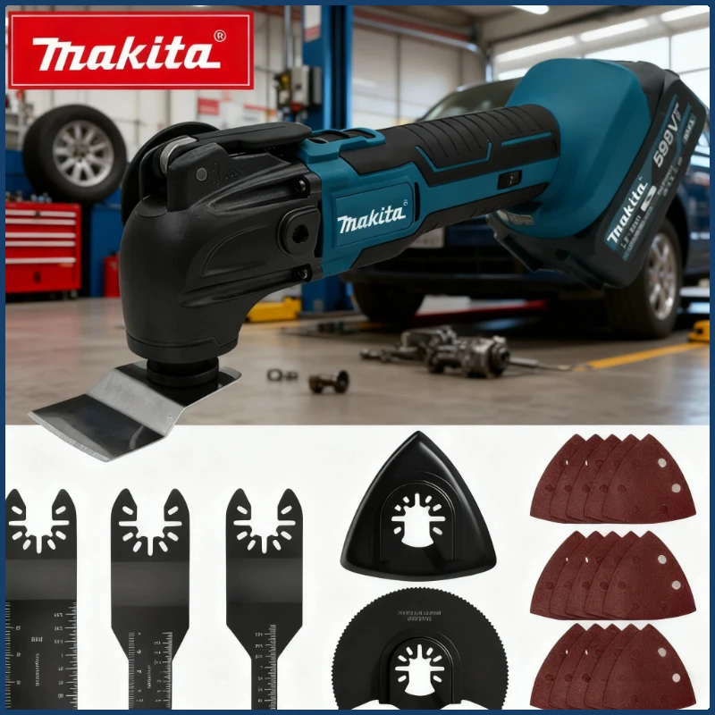 

Makita Brushless Quick Release Oscillating Tool Multi Functional Tool Renovator Electric Trimmer Compatible 18V/20V Battery