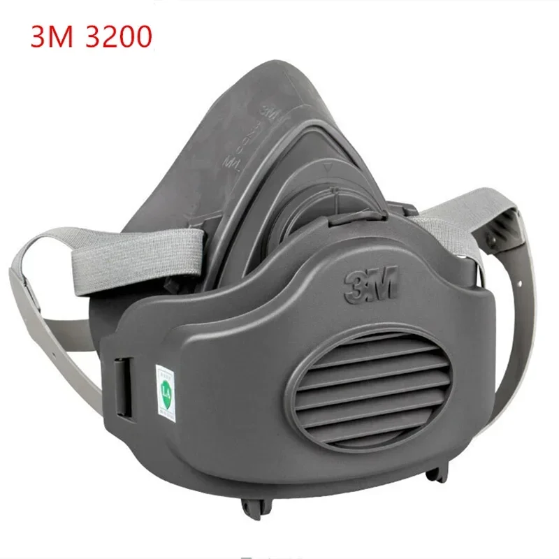 

3M 3200 Mask+10Pcs 3M 3701 Filter Gas Mask Prevent Dust Suitable For Industrial Truction Dust Pollen Haze