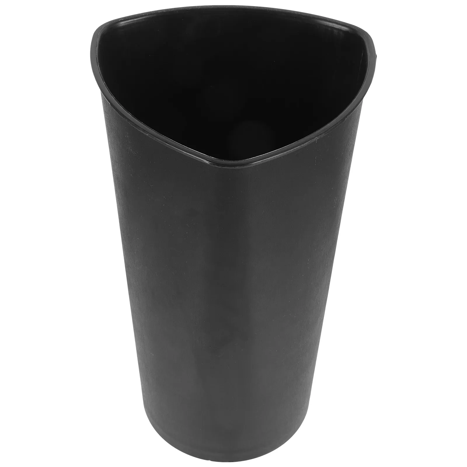 Black Triangle Flower Bucket Plastic Plant Container for Balcony Office Home Decorative Household Flower Holder Pot