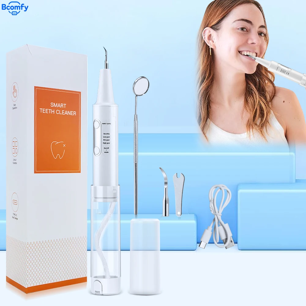 

Teeth Ultrasonic Cleaner Dental Tartarro Cleaner Teeth Scale Remover Dental Stone Removal Home Cleaning Oral Care Tool