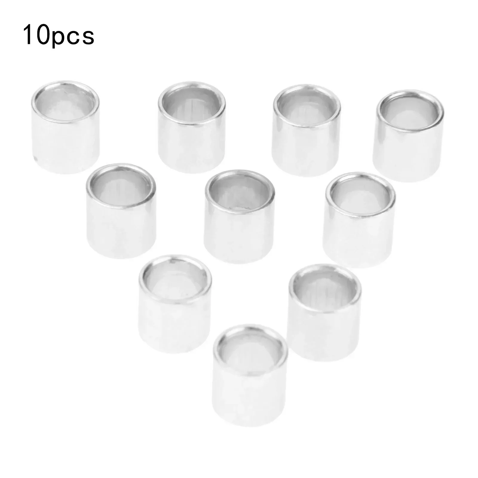 10pcs/lot Iron Skate Bearing Spacer Roller Skates Parts Speed Skate Bearing Bushing Skating Spacer 10.3mmX8.1mmX10.44mm