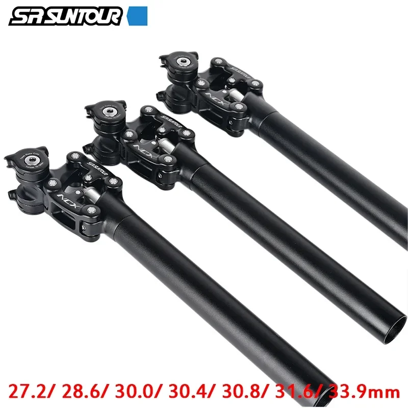 SR SUNTOUR NCX Bicycle Seatpost  Shock Absorber MTB Seat Tube 27.2mm 28.6 30.8 31.6 33.9mm Bike Seat Post Tube 350mm 400mm