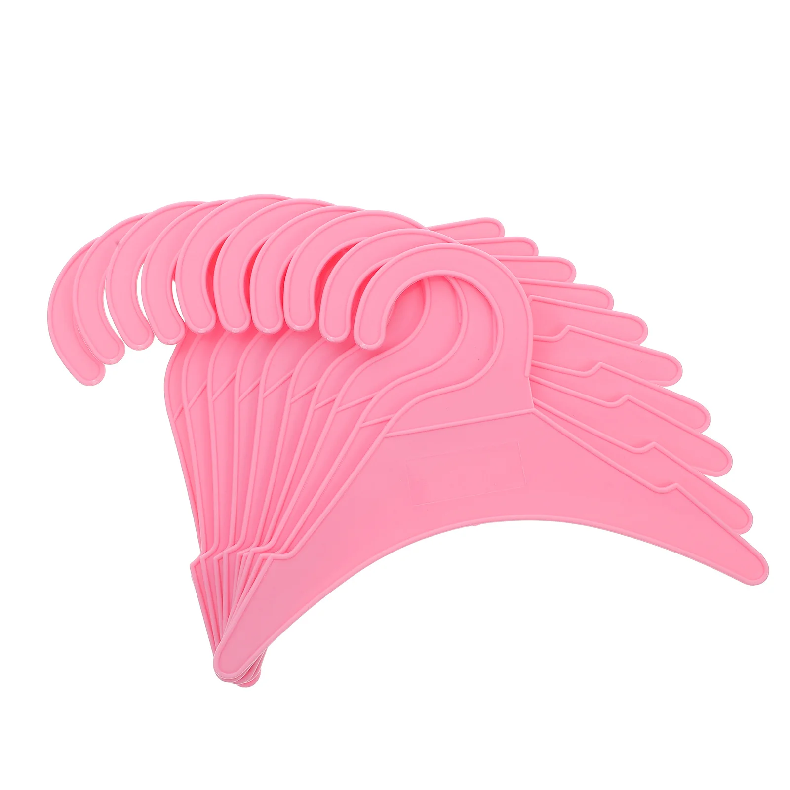 

10Pcs Pet Clothes Dry Hanger Small Dog Hangers Plastic ABS Sturdy Structure Fine Workmanship Compact Size Easy Storage Drying