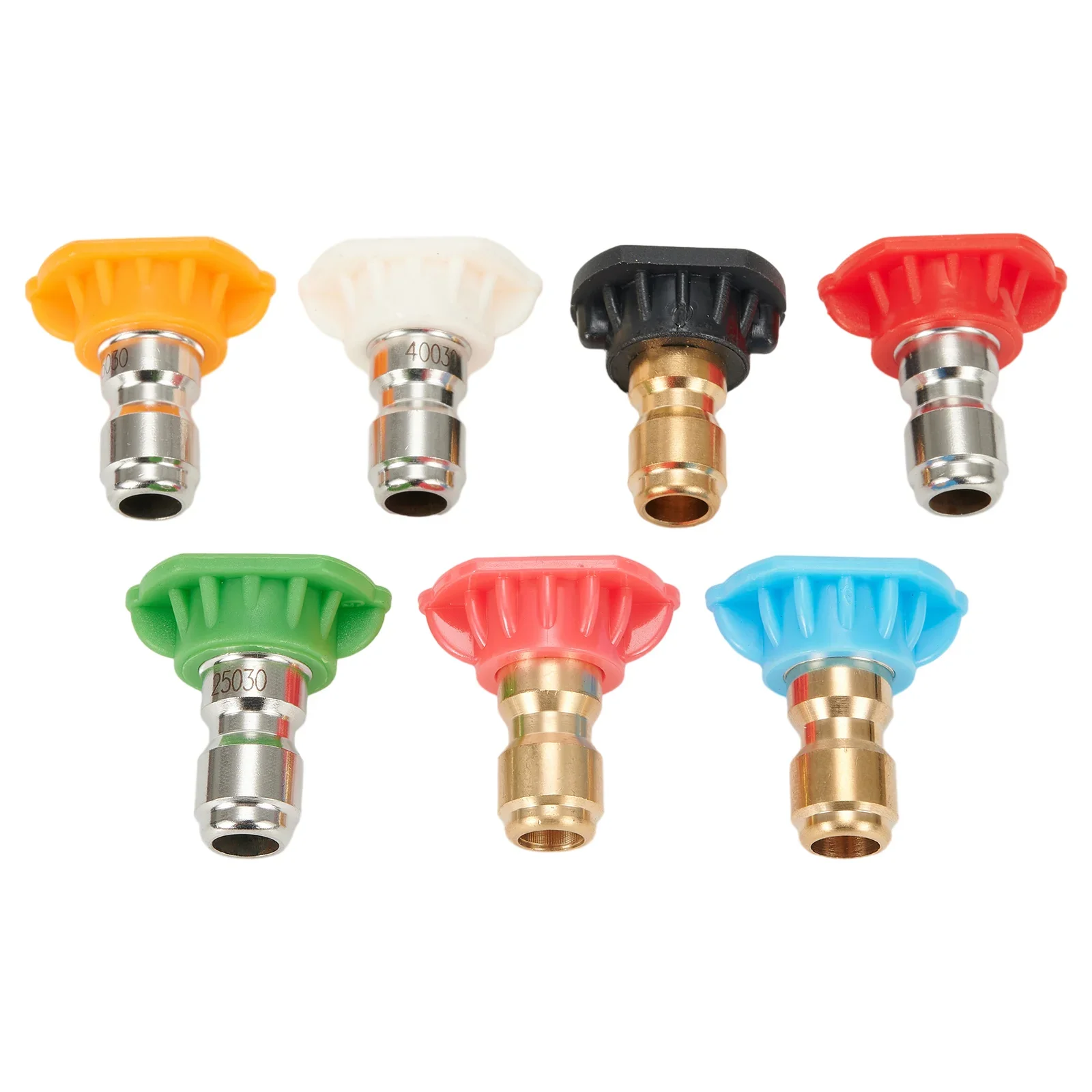 High Pressure Washer Spray Tips Nozzles Quick Connect Set 1/4 Inch 4000 PSI Garden Cleaning Tool Pressure Washer Parts