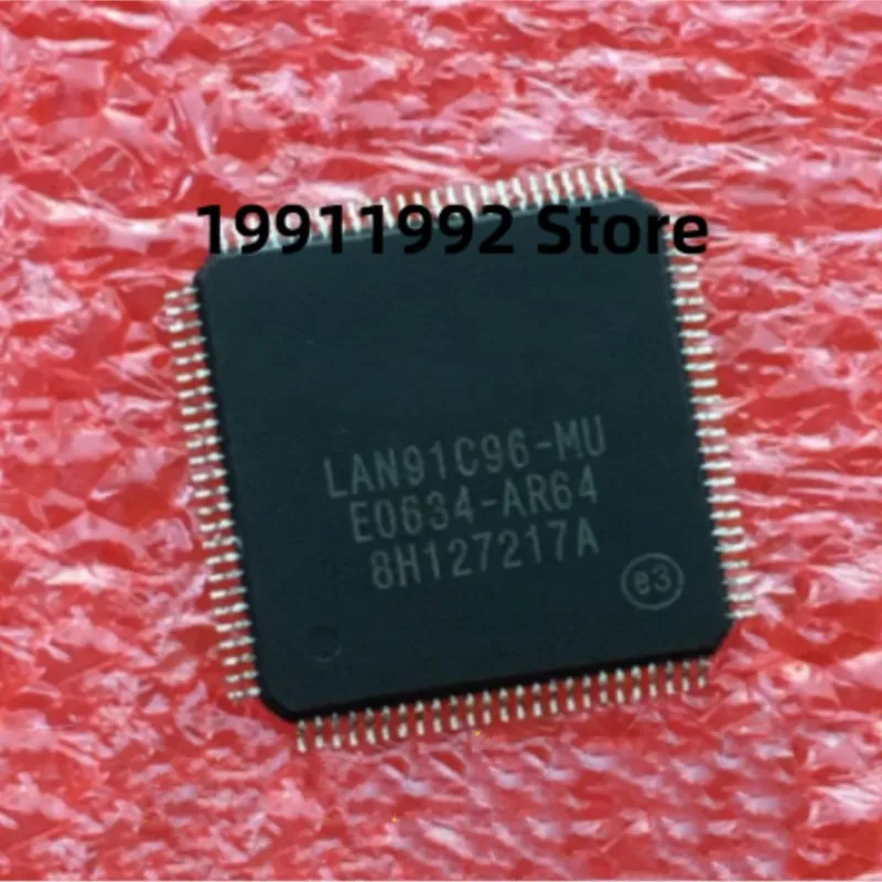 2PCS New LAN91C96-MS / LAN91C96-MU / LAN91C96I-MU QFP100 Ethernet transceiver chip IC