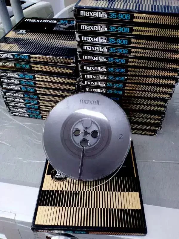 맥셀 UDXL35-90B 7인치 릴 투 릴 테이프 550m 오픈 릴 녹음 테이프 35-90 빈티지 오디오 테이프 (R2R 레코더용)