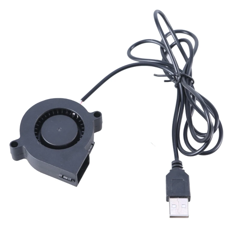 USB DC5V Brushless Cooling Fan 50mm Centrifugal Blower Fan for Printers/Servers Dropship