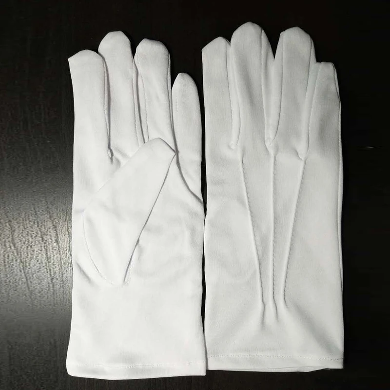 Five-fingers Mittens Work Etiquette Gloves Summer Sunscreen Driving Gloves Adult White Formal Gloves Full Finger Elegant Soft