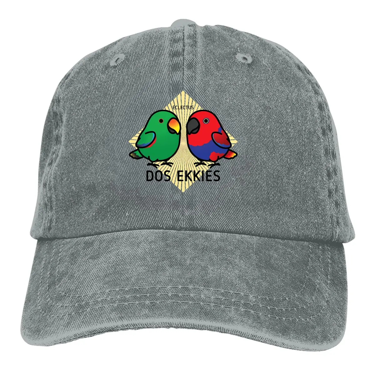 Parrot Birds Pet Multicolor Hat Peaked Women's Cap Dos Ekkies Personalized Visor Protection Hats