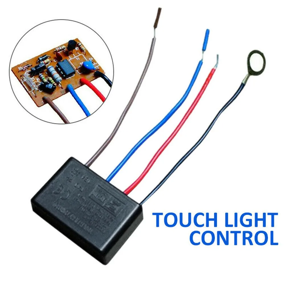 1pc Dimmer 220v Touch Light Switch Table Lamp Dimmer Control Module Sensor EU Touch Switch  With Incandescent Lamps LED Sconces