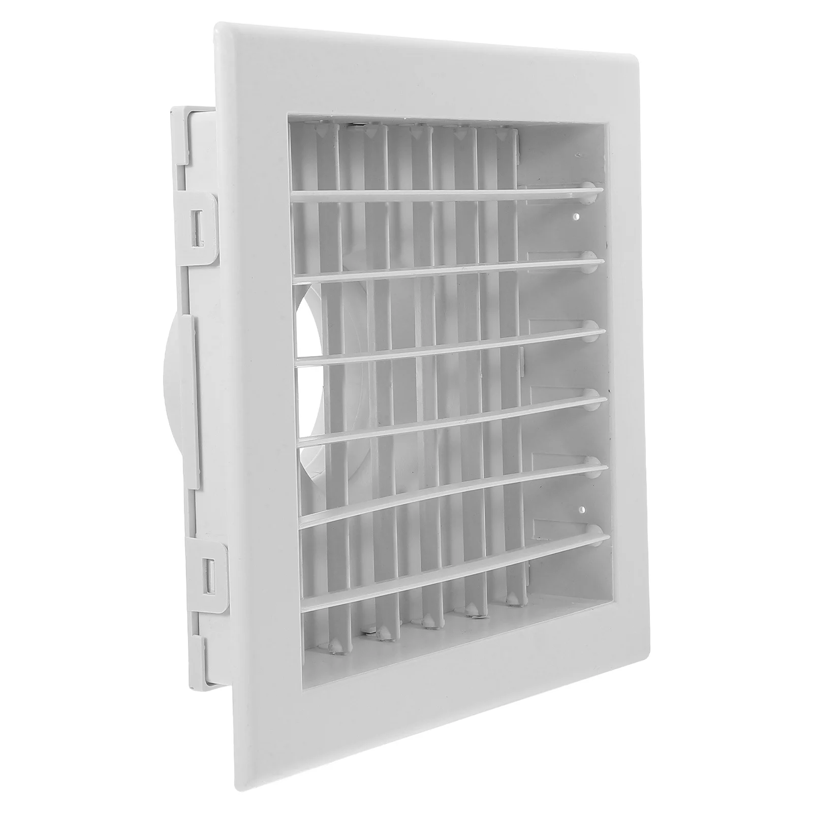 Round Air Vent Cover Plastic Adjustable Central Air-Conditioning Vent for Wall Ceiling Home Office Ventilation