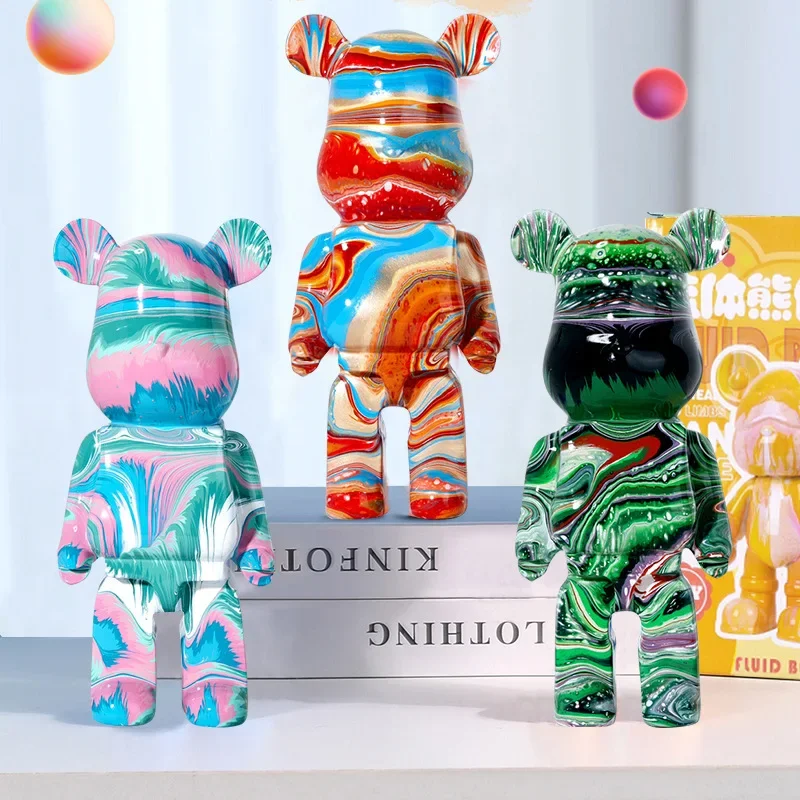 

Acrylic Paint Fluid Painting 23/27CM Bear Set 60ML Student DIY Handmade Graffiti White Embryo Set with Multiple Options