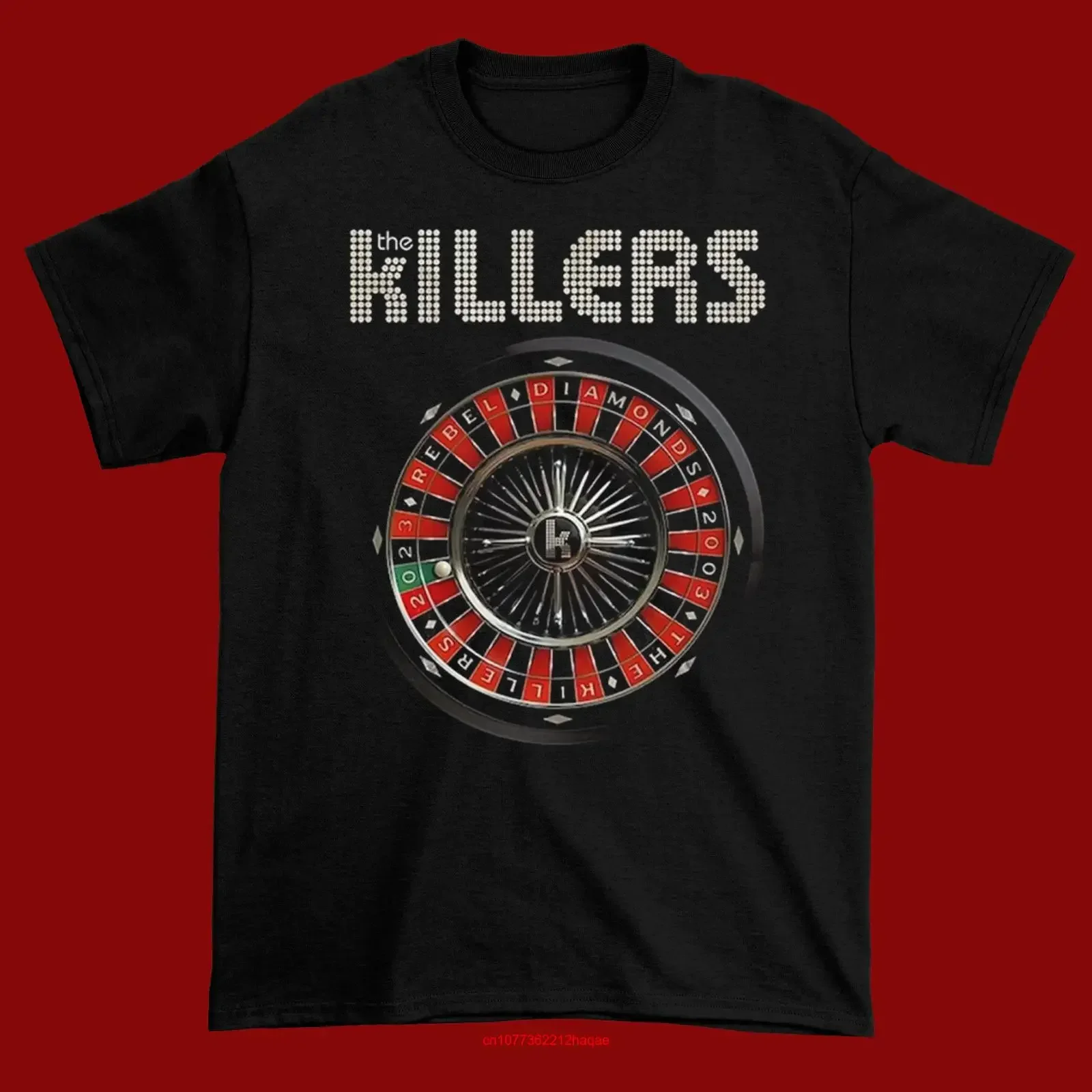 Rebel Diamonds The Killers Song fans All size Black unisex T Shirt NG2098 long or short sleeves