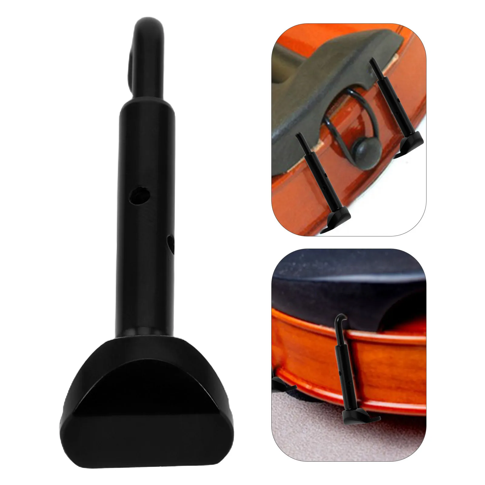 

2Pcs Violin Replacement Chinrest Screws Half Section Metal Chin Rest Clamps Small Screws Violin Parts DIY Repair Accessories
