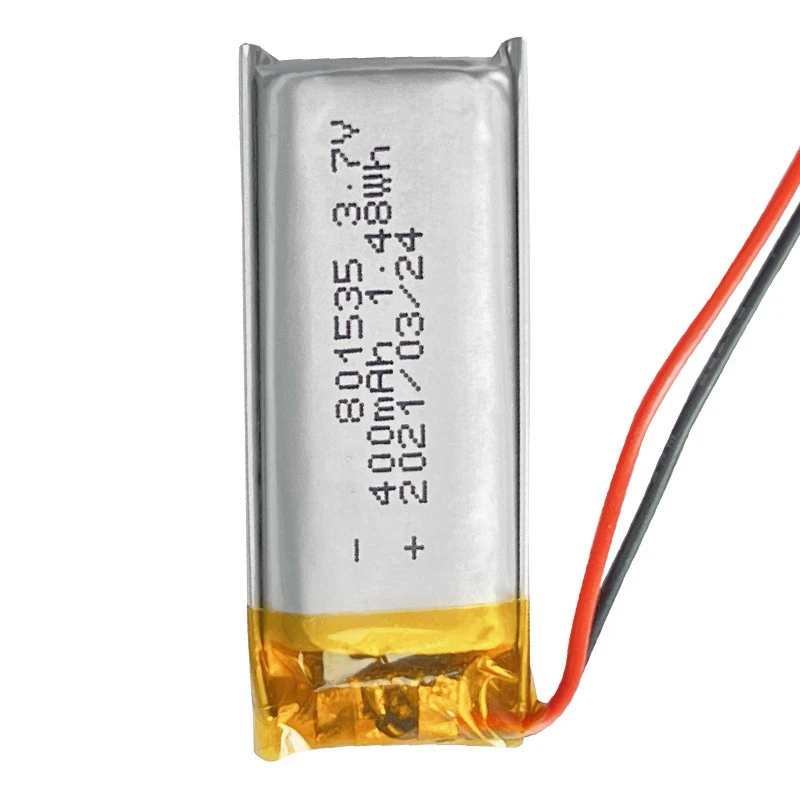 801535 3 7v 400mah High Quality Polymer Lithium Battery Suitable for Electric Toothbrushes Adult Products Recorders Intercoms