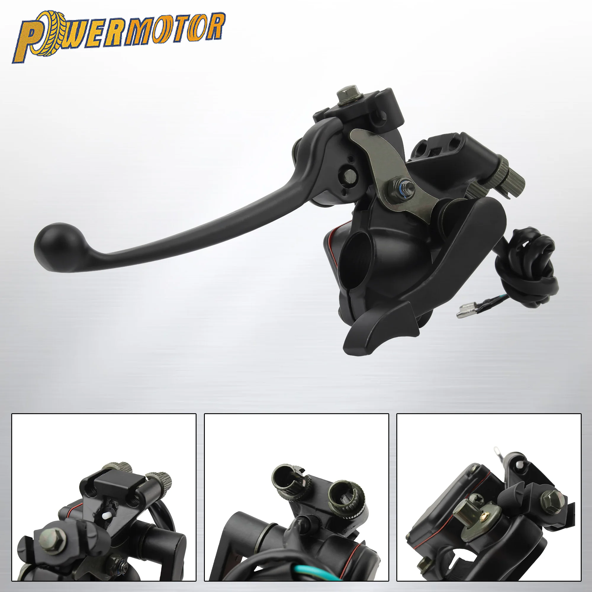 

7/8'' 22mm Motorcycle Dual line Handle Brake Lever Thumb Throttle for Taotao Alpha Baja Kazuma ATV 49cc 50cc 70cc 90cc 110cc