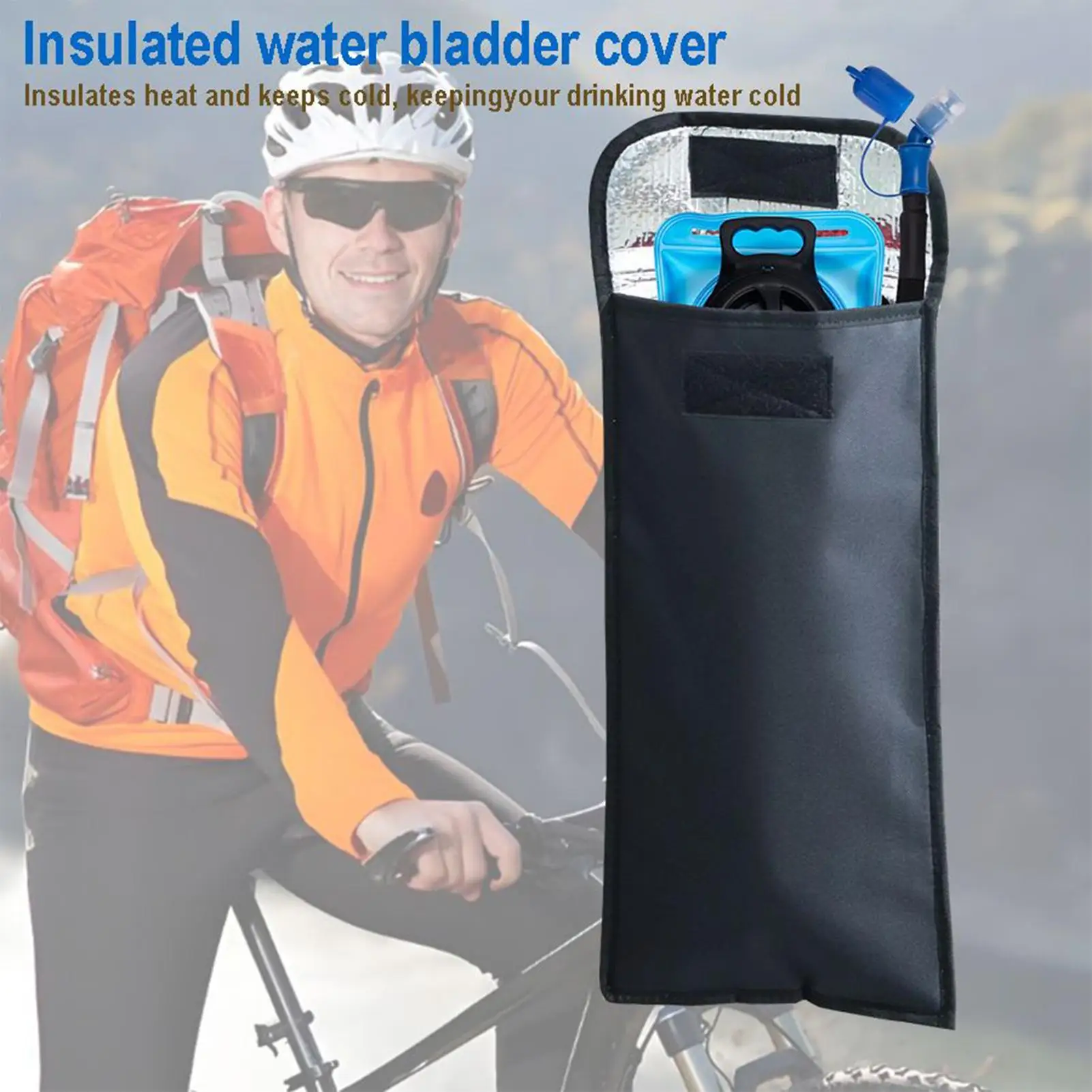 

Oxford Cloth Water Bladder Insulator Bag, Thermal Protective Cover For Outdoor Hiking Cycling, Reservoir Cooler Carrier