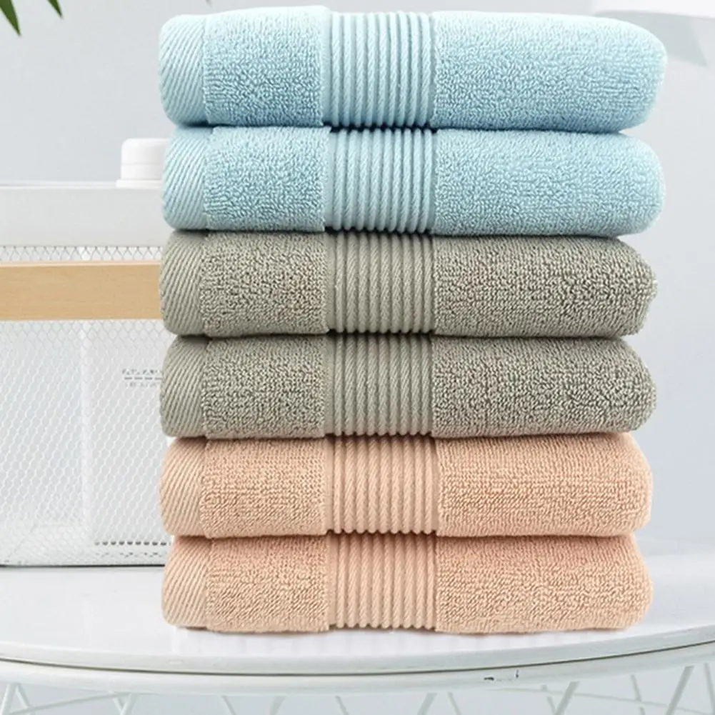 Useful Towel Square Face Towel Strong Water Absorption Kids Children Small Pure Cotton Towel  Wipe Hands