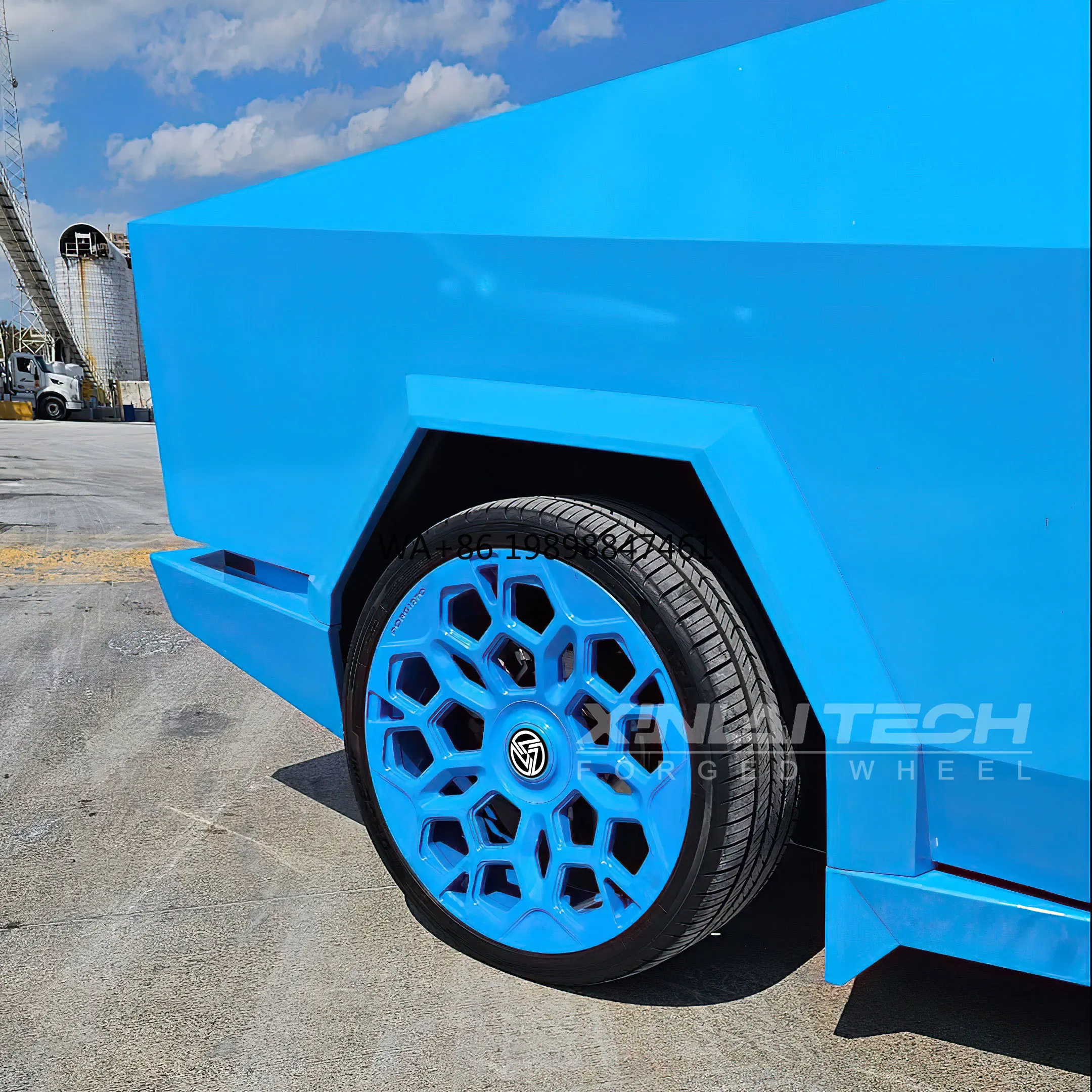 

1 Piece Custom Forged off Road Wheels 5x120 5x112 5x114.3 Center Lock Wheels Car Alloy Rim for Tesla cybertruck Wheels