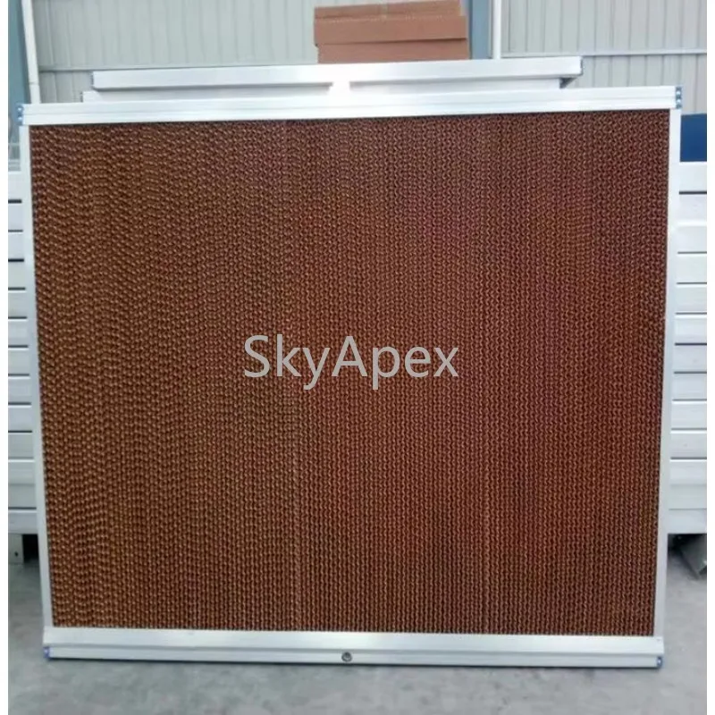 China Manufacture Livestock Farm Wall Mounted Panel Evaporative Air Cooler Spare Parts Poultry Magic Cooling Pad High Durability