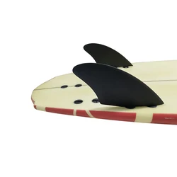 UPSURF FCS Keel Fins Surfboard Twin Keel Fins 2 Fins Set Double Tabs 1 Surf Fins Twin Fins For Fish/Shortboard/Twin Fins Board