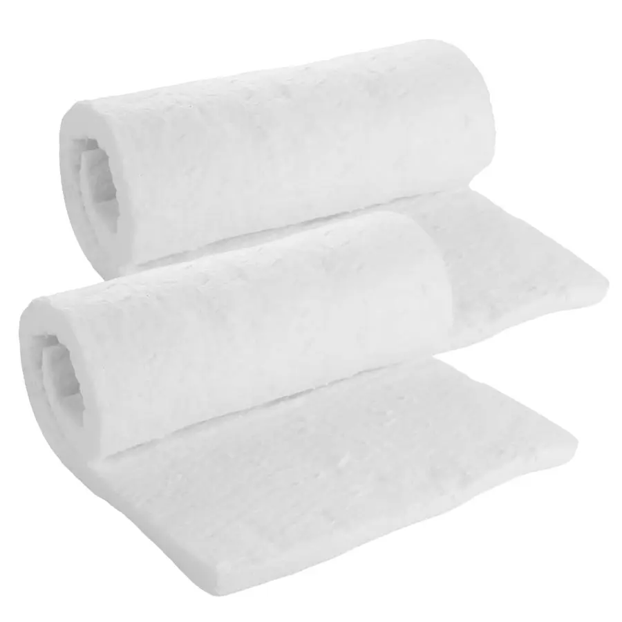 

3 упаковки, изоляция из керамического волокна толщиной 23,6 x 12,2 x 1, огнестойкое изоляционное одеяло 2400F, огнеупорное одеяло с перегородкой для печей