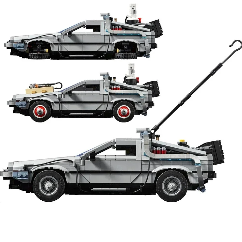 Compatible 10300 Back to the Future Time Machine DeLorean DMC-12 Building Blocks Construction Car Bricks Toys For Gifts