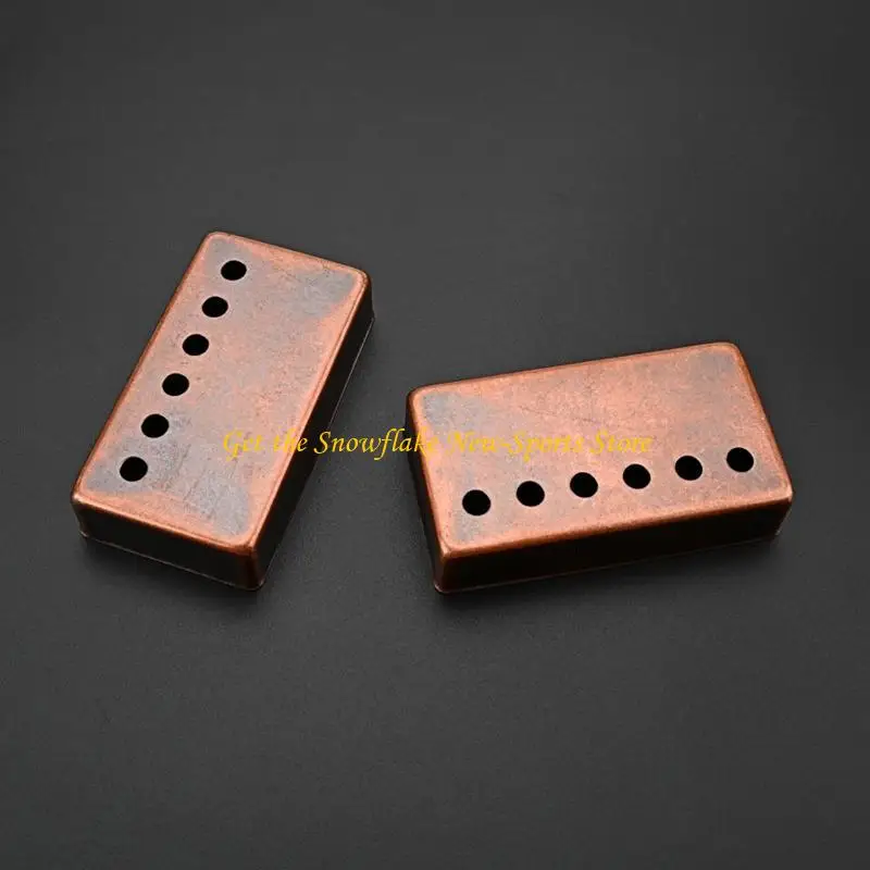 

E56D 2Pcs/pack Electric Guitar Pickup for Shell for LP Humbuckers Guitar Pickup Cover 50mm and 52mm Musical Instrument Access