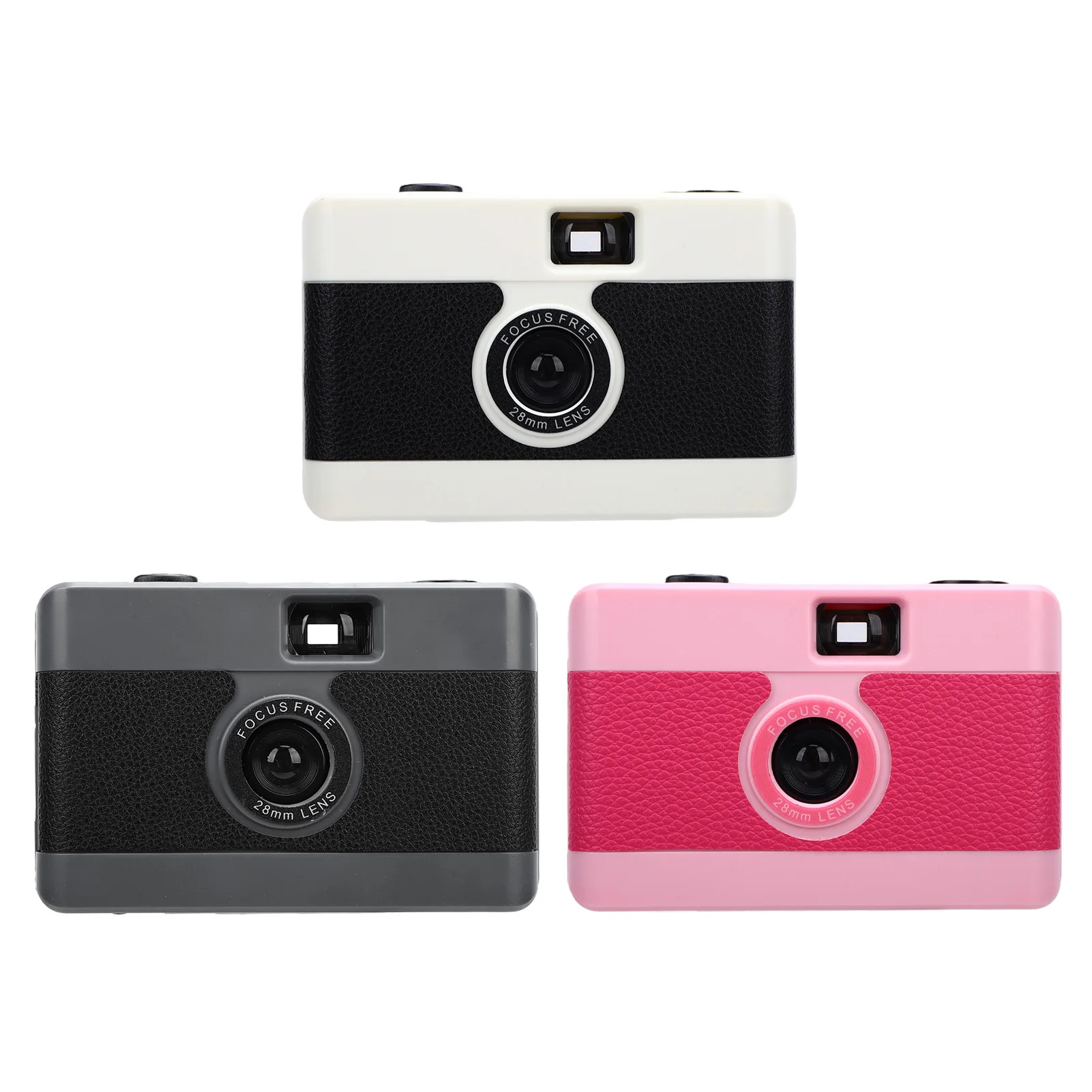 35mm Film Camera Vintage Style Reusable Camera Built in Flash for Travel Photography