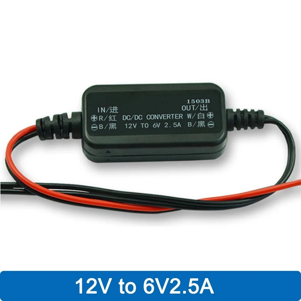 12V To 6V Converter DC Voltage Reducer Compact Size For Tight Spaces IP67 Waterproof Design For Automotive Applications