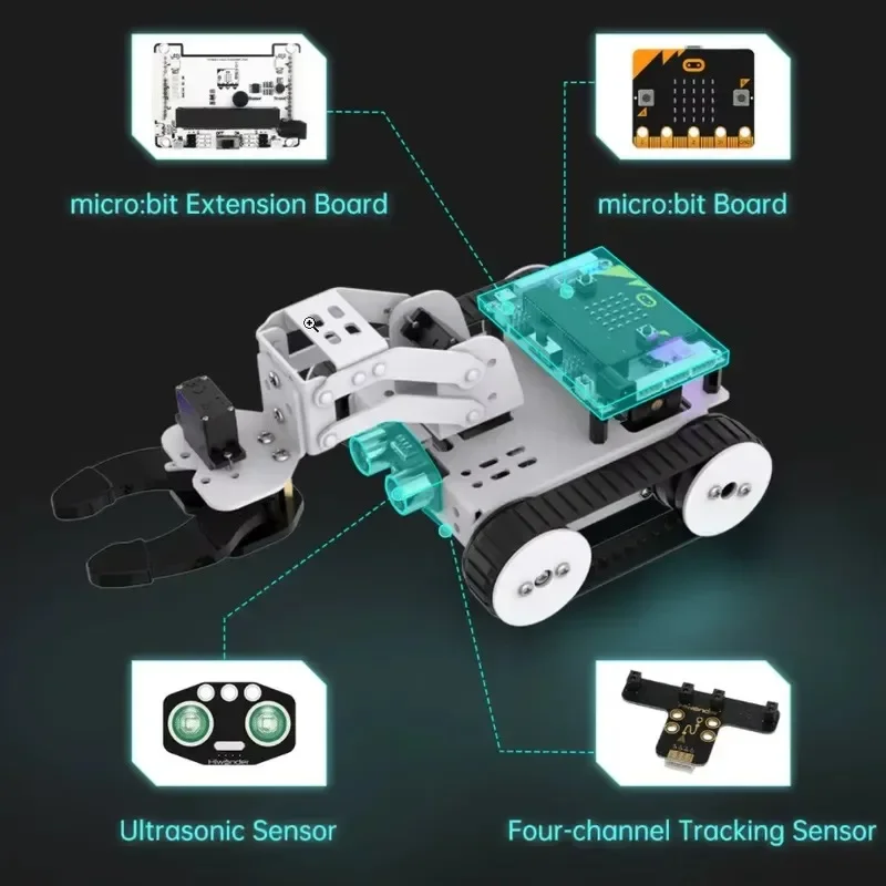 2026 Hot Sale Qtruck Programmable Educational : Hiwonder Micro:bit Series with Various Forms