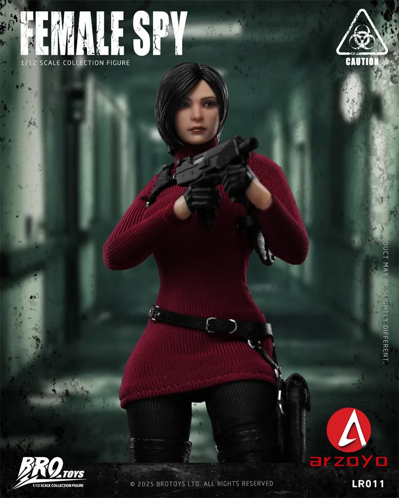 BROTOYS LR001 1/12 Scale Ada Movable eye Female Spy Action Figure