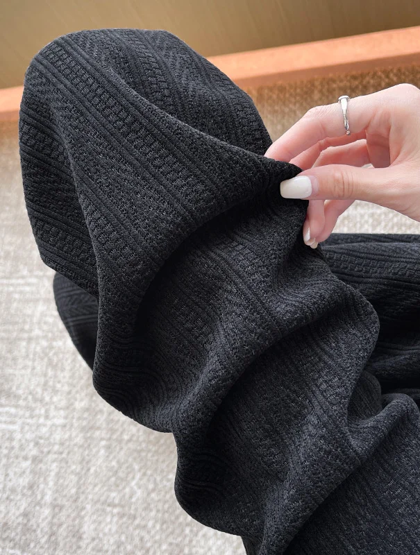 Pantaloni a gamba larga Ufficio Donna Estate Modale Ultra-lungo Resort Vacanza Ragazze Coulisse Patchwork Chic Versatile Pantaloni areosi Ins