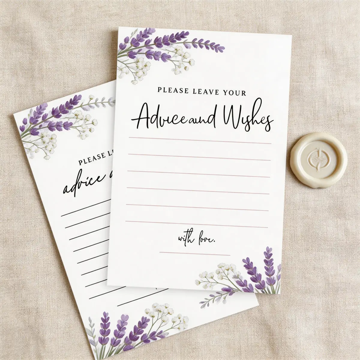 Personalized Table Card Wedding Invitation Thank You Welcome Menu Seat Card Editable Modern Minimalist Decoration view 6
