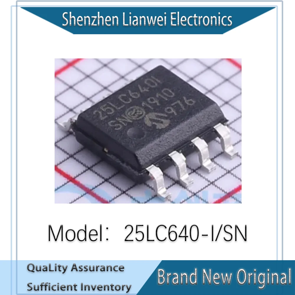 100% New Original 25LC640-I/SN 25LC640I IC Chipset SOP-8