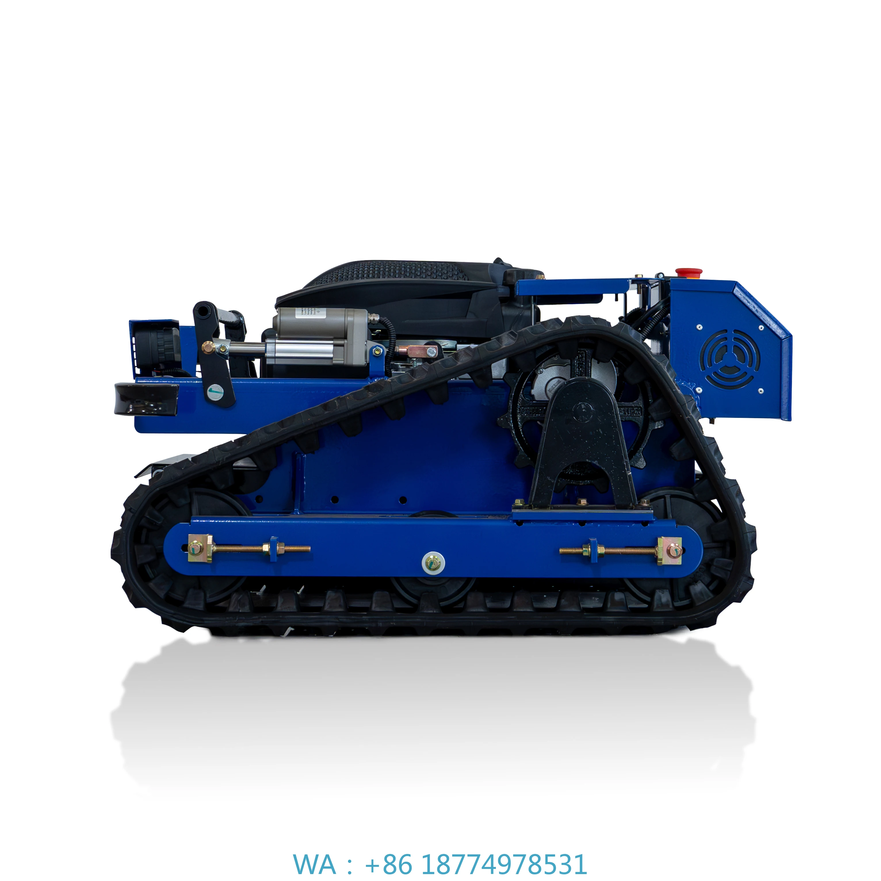 Grass Cutter for Slopes Farms Municipal Work Engine Remote Control Track Lawn Mower  Power Robotic