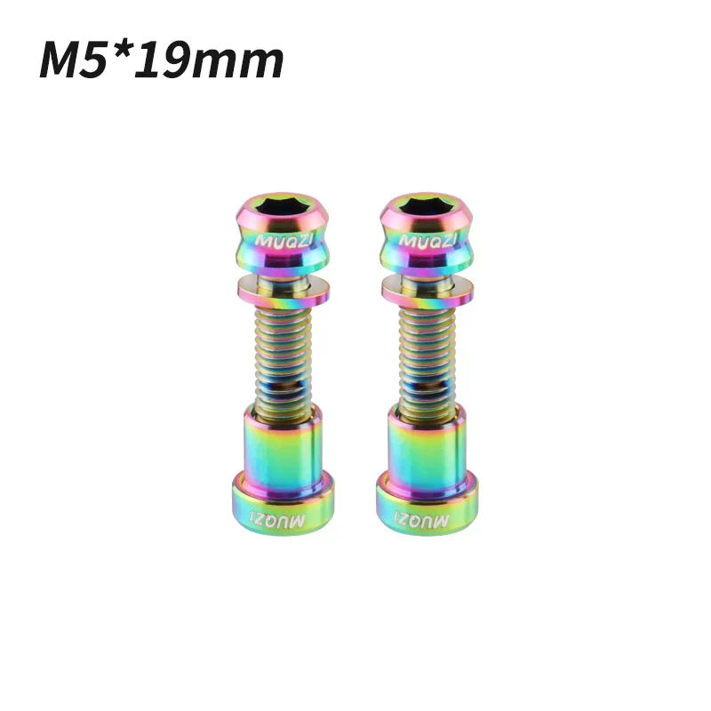 Muqzi Titanium Schroef M 5X17 19Mm Stuurbout Racefiets Stuurstuurpen Bout
