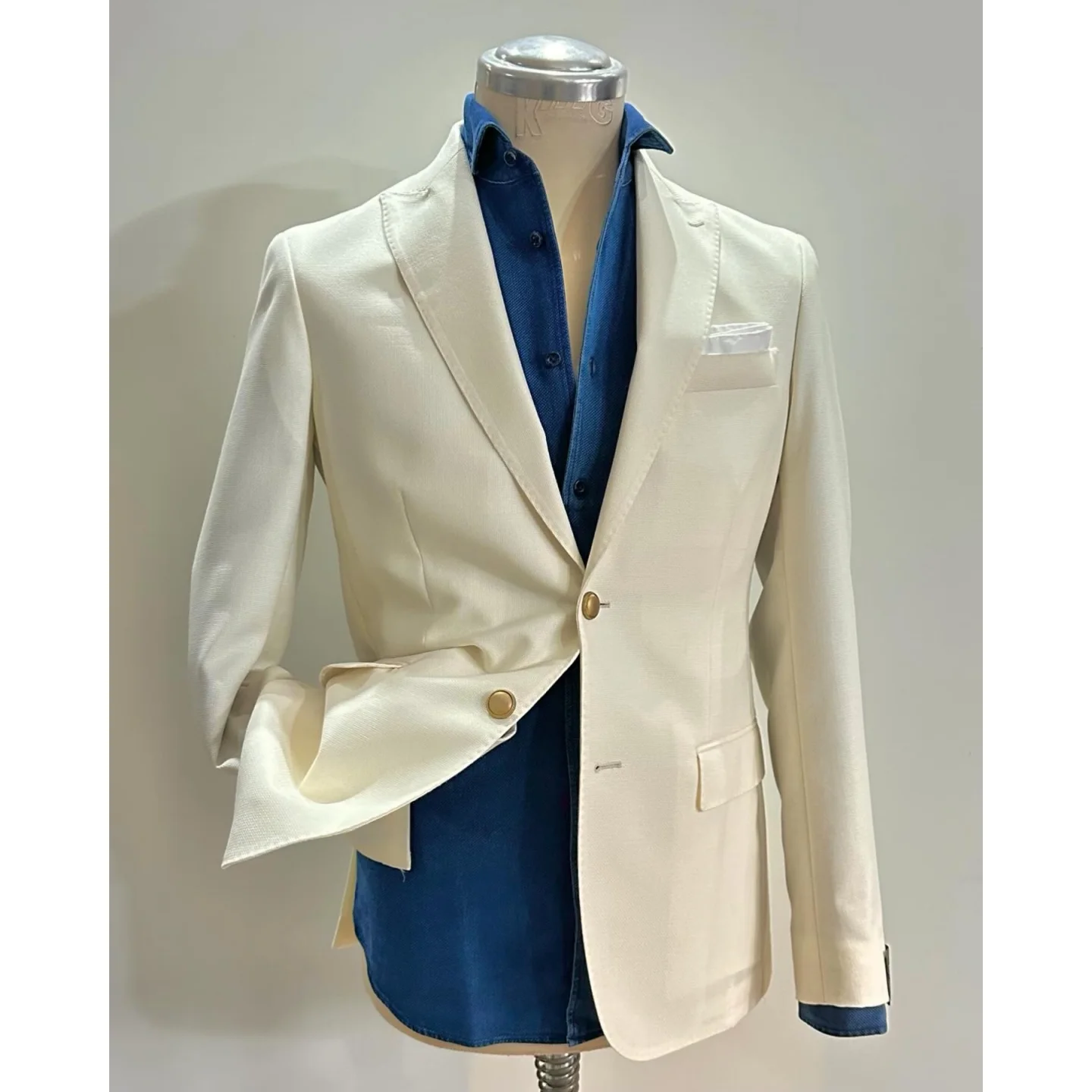 

Men's White Linen Blend Blazer Casual Slim Fit Single Breasted Jacket Wedding Banquet Tuxedo Blazers Suits Male Customized