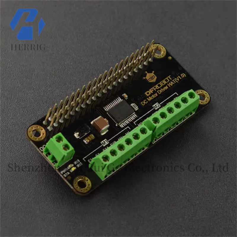 

DFRobot Raspberry Pi DC Motor Expansion Board is suitable for Raspberry Pi 4.