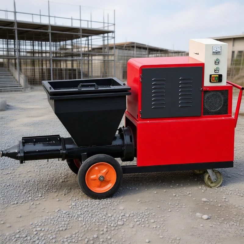 

Efficient Mortar Spray System Time Saving Solution for Large Area Plastering And Coating Work With Easy Mobility