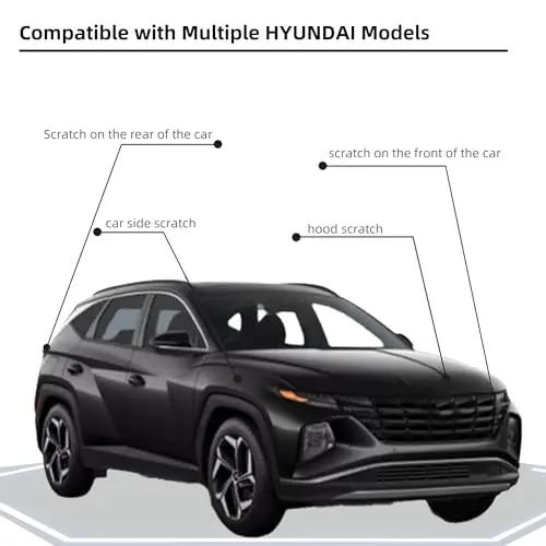Phantom Black (S3/S3B) Car Paint Touch Up Pen Compatible with Hyundai,Automotive Scratch Remover for Nicks&Chips Repair
