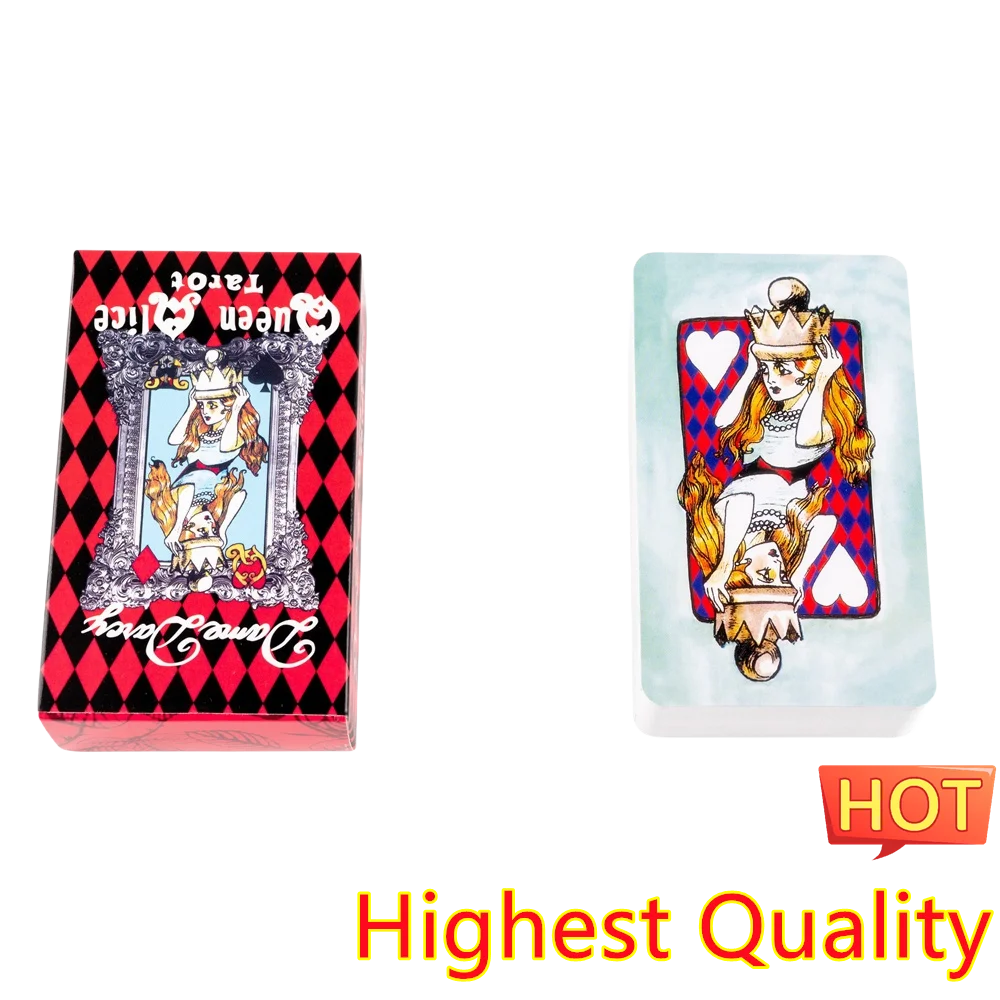 Psychic Queen alice Tarot Cards Female Decks Card Games Peculiar Tarot Cards Oracle