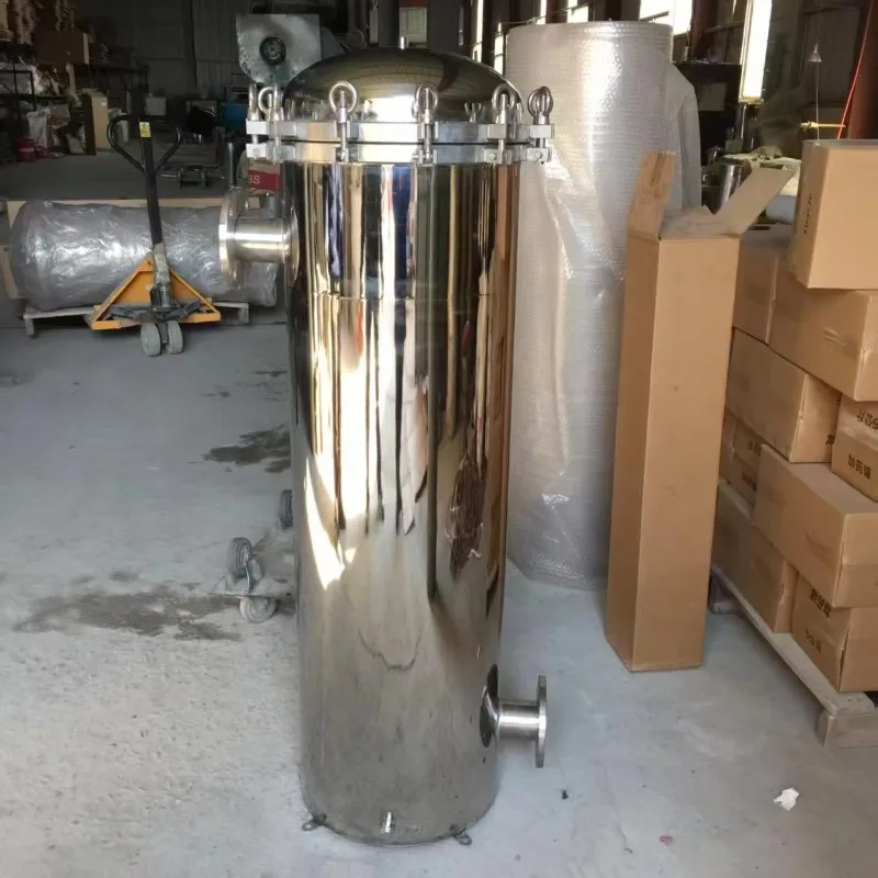 Custom Industrial Liquid Filtration System Stainless Steel Housing Pressure Vessel Single/Multi-Bag Processing
